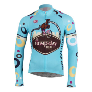 SILVER Long Sleeve Cycling Jersey (MOST ORDERED)
