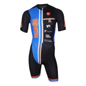 SILVER Short Sleeve Tri Suit