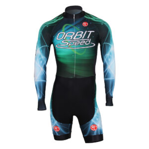 SILVER Long Sleeve Inline Skating Suit