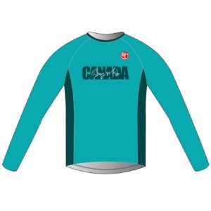 Canada-Proud Long Sleeve Running Shirt (Quick-dry Star) 01