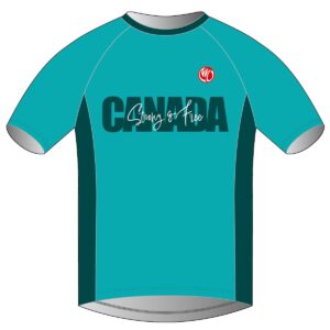 Canada-Proud Short Sleeve Running Shirt (Quick-dry Star) 01